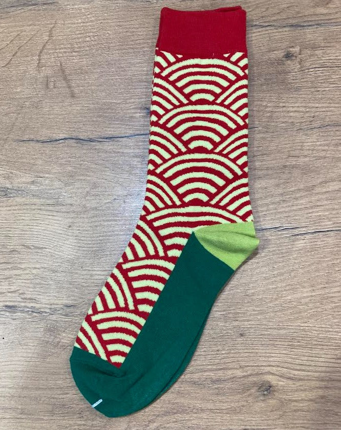 PoppySocks - Red Fan - Socks - Image - Pop Weasel