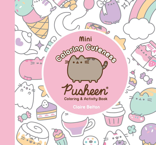 Mini Coloring Cuteness A Pusheen Coloring & Activity Book image