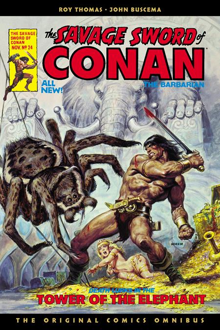Savage Sword Of Conan The Original Comics Omnibus  | Hardcover Vol 02 Direct Market Edition Earl Norem Tower Of The Elephant - Image - Graphic Novels - Image - Pop Weasel
