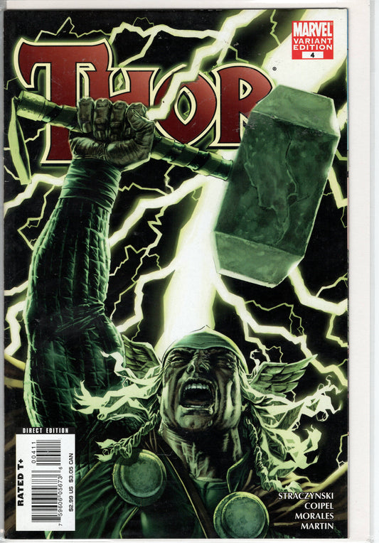 Pre-Owned - Thor #4  (December 2007) Scanned Image Pop Weasel Pre-Owned Comics