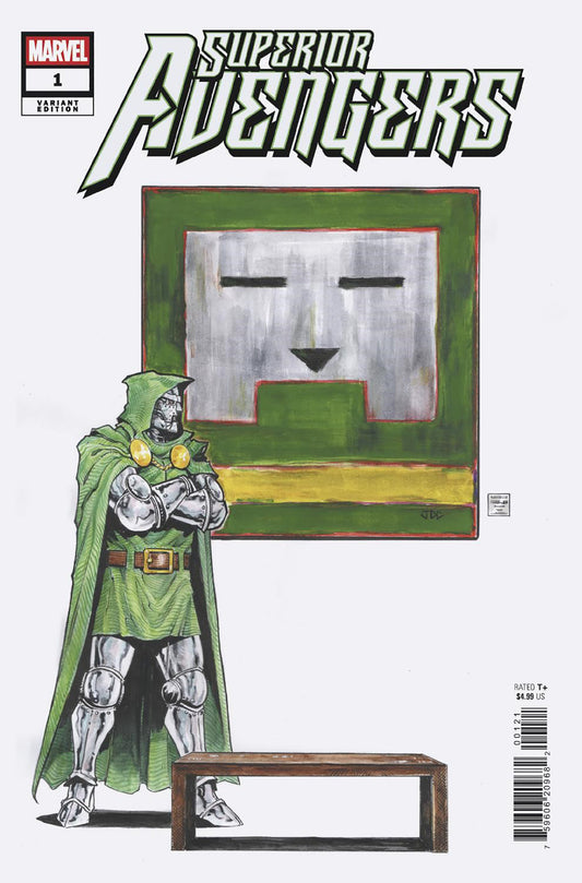 SUPERIOR AVENGERS #1 JOSHUA CASSARA GALLERY VARIANT [DOOM] - Image