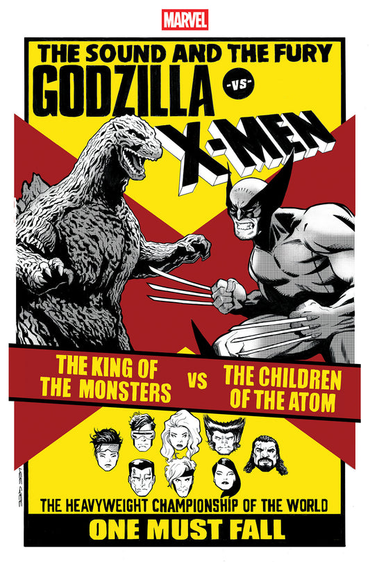 GODZILLA VS. X-MEN #1 LEE GARBETT VERSUS VARIANT - Image