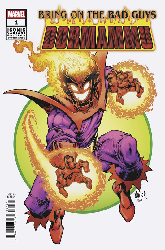 BRING ON THE BAD GUYS: DORMAMMU #1 TODD NAUCK ICONIC VARIANT - Image