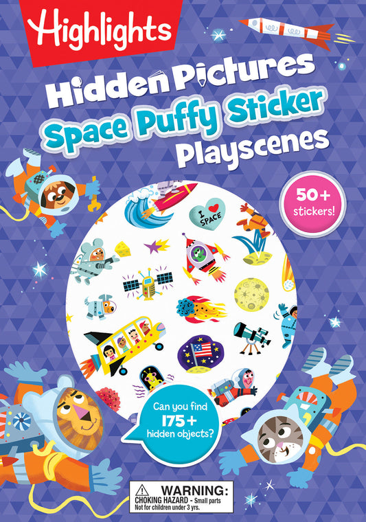 Space Hidden Pictures Puffy Sticker Playscenes image