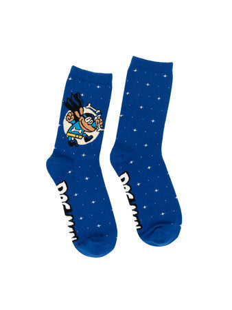 Dog Man Youth Socks 7-10 Years