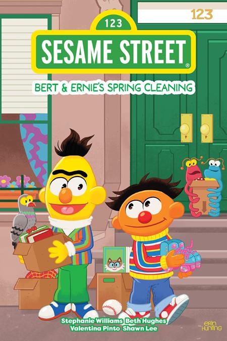 Sesame Street Bert & Ernies Spring Cleaning  | Hardcover - Image