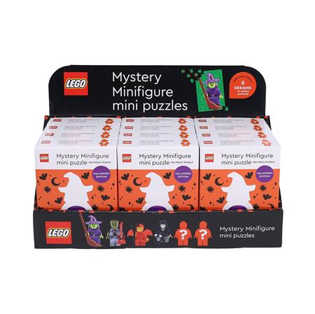 Lego Mystery Minifigure Puzzles (halloween Edition) 12 Box Display - Image - Puzzles - Image - Pop Weasel