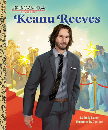 Keanu Reeves: A Little Golden Book Biography | Hardcover - Graphic Novels - Image - Pop Weasel