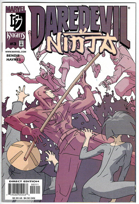 Pre-Owned - Daredevil: Ninja #3  (May 2001) Scanned Image Pop Weasel Pre-Owned Comics
