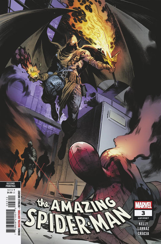 AMAZING SPIDER-MAN #3 PEPE LARRAZ 2ND PRINTING VARIANT - Image