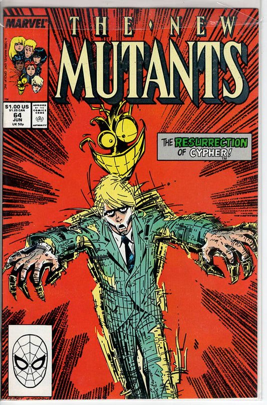 Pre-Owned - The New Mutants #64  (June 1988) - Image