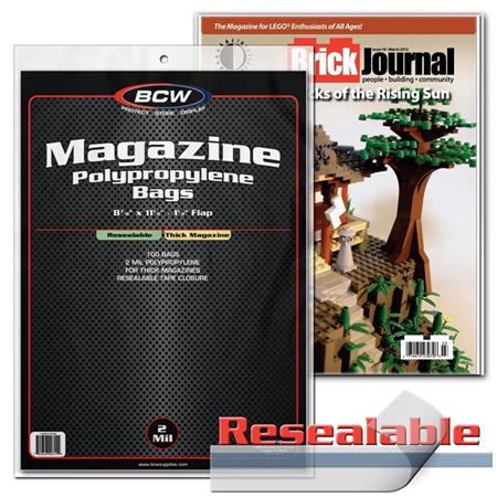 Resealable Magazine Bags Thick (pack Of 100) image - Comic Accessories - Image - Pop Weasel