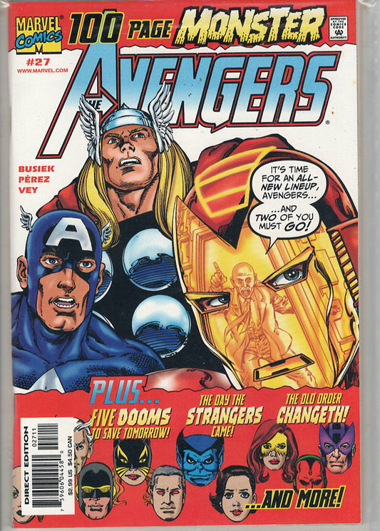 Pre-Owned - Avengers #27  (April 2000) Scanned Image Pop Weasel Pre-Owned Comics