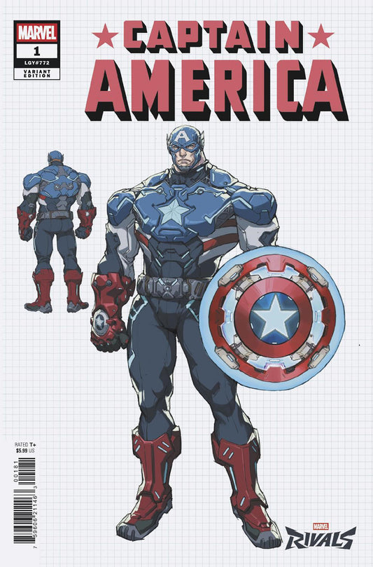 CAPTAIN AMERICA #1 NETEASE GAMES MARVEL RIVALS VARIANT - Image