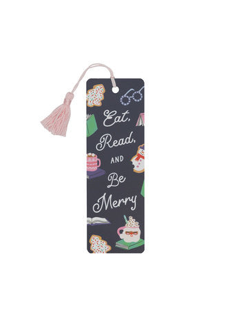 Eat, Read, & Be Merry (Holiday Treats) Bookmark - Bookmark - Image - Pop Weasel