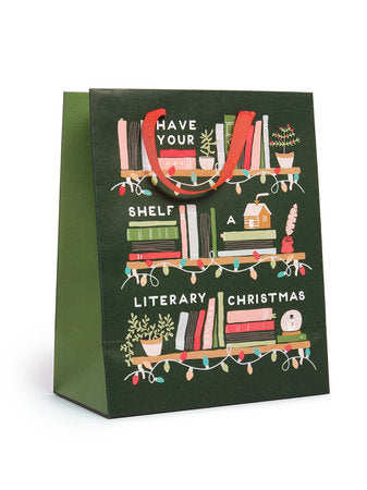 Have Your Shelf A Literary Christmas Gift Bag (Large) - Gift Bags - Image - Pop Weasel