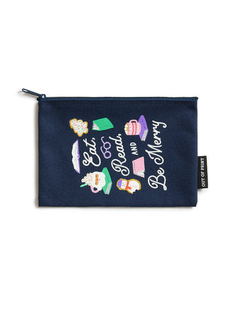 Eat, Read, & Be Merry Pouch - Bags, Wallets & Purses - Image - Pop Weasel