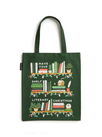 Have Your Shelf A Literary Christmas Tote Bag - Bags, Wallets & Purses - Image - Pop Weasel