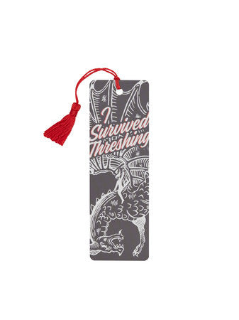 Rebecca Yarros's Fourth Wing: I Survived Threshing Bookmark - Bookmark - Image - Pop Weasel