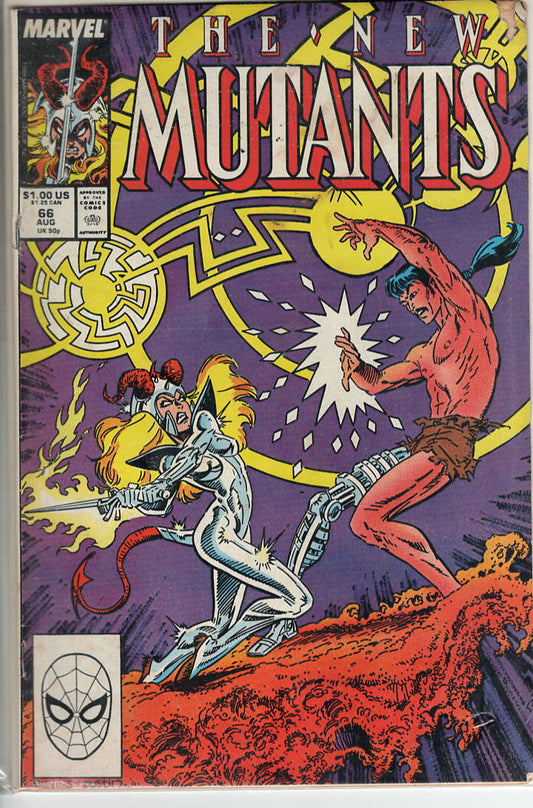 Pre-Owned - The New Mutants #66  (August 1988) - Image