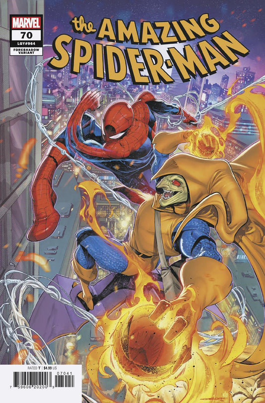 AMAZING SPIDER-MAN #70 IBAN COELLO FORESHADOW VARIANT [DOOM] - Image