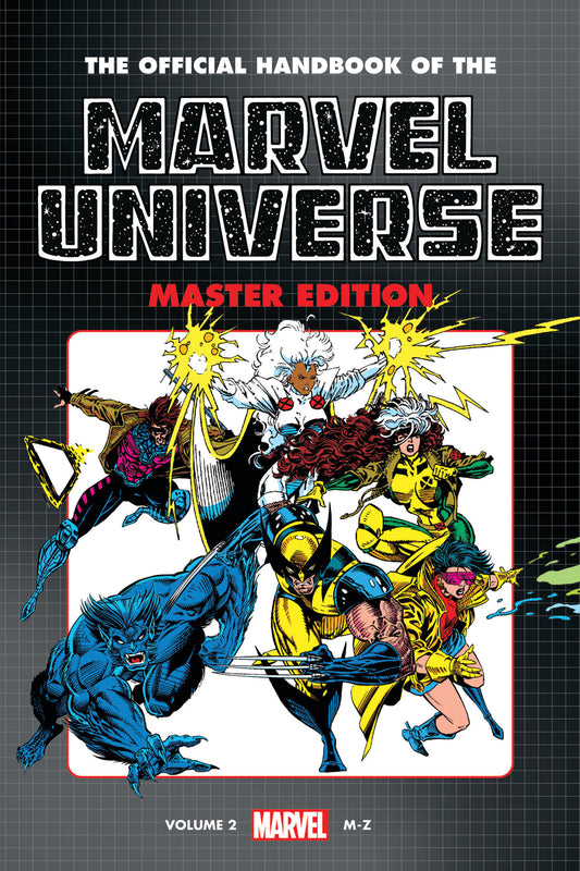 Official Handbook Of The Marvel Universe: Master Edition Omnibus Vol. 2 X-Men Cover [DM Only] | Hardcover - Image