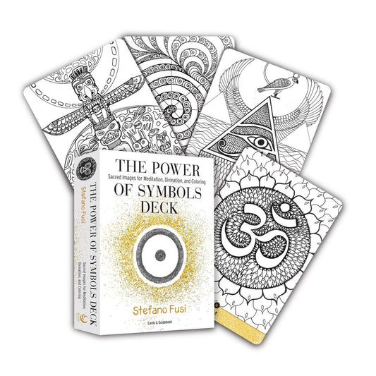 The Power of Symbols Deck Sacred Images for Meditation, Divination, and Coloring (A 41-Card Deck & Guidebook) image