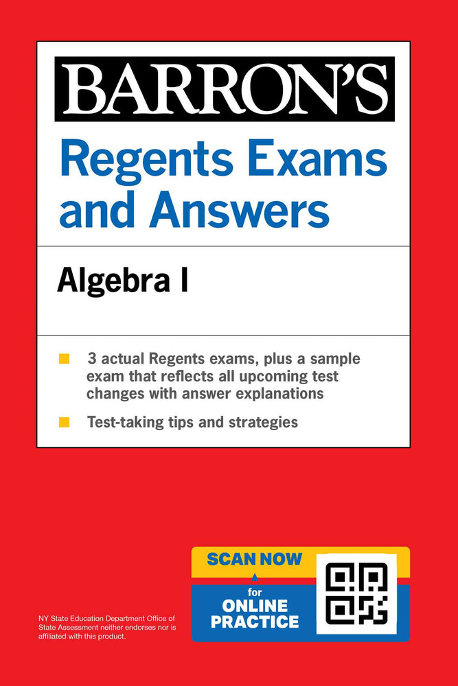 Regents Exams And Answers: Algebra I, Fifth Edition, (Barron's New York Regents) - Books - Image - Pop Weasel
