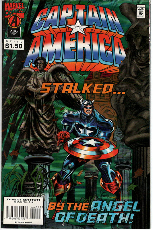 Pre-Owned - Captain America #442  (August 1995) Scanned Image Pop Weasel Pre-Owned Comics
