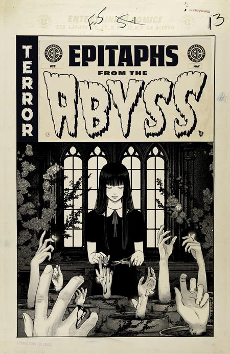 Ec Epitaphs From The Abyss #11 (of 12)  D Inc 1:20 Anwita Citriya B&w Artist Edition Var - Image