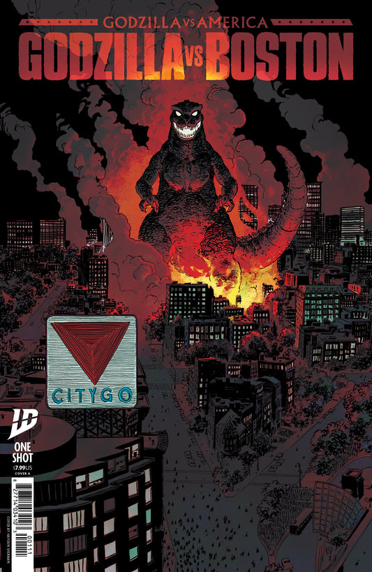 Godzilla Vs. America: Boston Cover A (Sherman) - Image