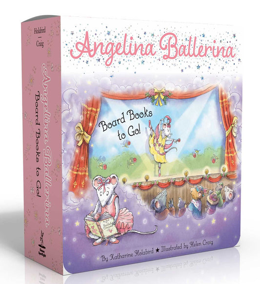 Angelina Ballerina Board Books to Go! (Boxed Set) Center Stage; Big Dreams!; Angelina Ballerina by the Sea image