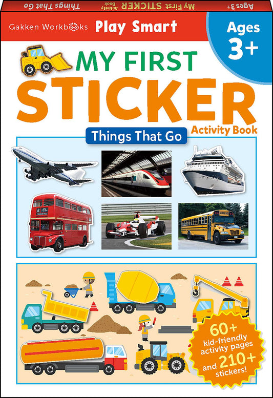 My First STICKER  Activity Book Things That Go image