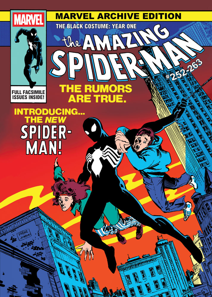Marvel Archive Edition: Amazing Spider-Man - The Black Costume: Year One Gallery Edition Ron Frenz Original First Issue Cover | Hardcover - Image - Graphic Novels - Image - Pop Weasel