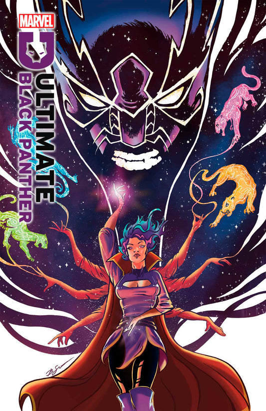 ULTIMATE BLACK PANTHER #13 BEN SU ULTIMATE ONE YEAR IN FOIL VARIANT image