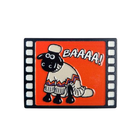 WALLACE & GROMIT SHAUN ENAMEL PIN BADGE - Badges & Pins - Image - Pop Weasel