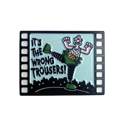WALLACE & GROMIT WALLACE ENAMEL PIN BADGE - Badges & Pins - Image - Pop Weasel