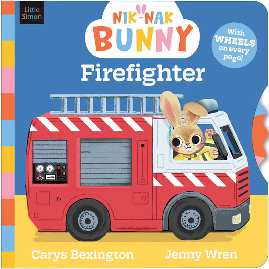 Nik-Nak Bunny Firefighter: Turn the wheels to help this brand-new preschool character save the day!