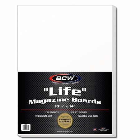Life Magazine Backing Boards (pack Of 100) image - Supplies - Image - Pop Weasel