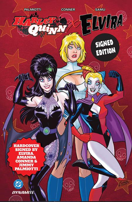 Harley Quinn X Elvira | Hardcover Signed By Elvira - Graphic Novels - Image - Pop Weasel