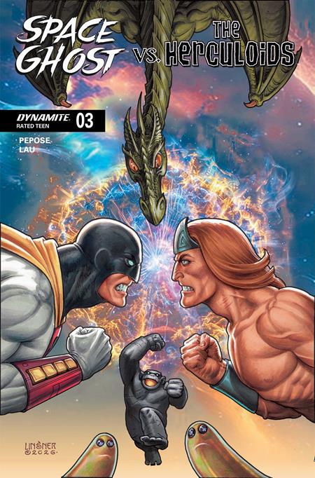 Space Ghost Vs The Herculoids #3 Cvr C Joseph Michael Linsner Var (US Import)