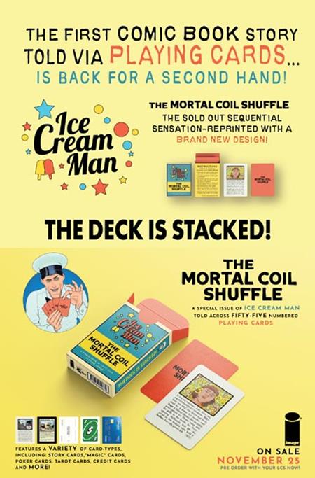 Ice Cream Man The Mortal Coil Shuffle Card (New Edition) - Cards - Image - Pop Weasel