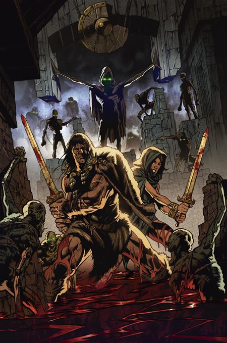 Conan The Barbarian Tides Of The Tyrant King #3 (Of 4) Cvr E Danny Earls Virgin Cardstock Var