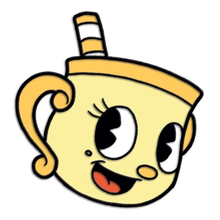 Cuphead Ms Chalice Enamel Pin Badge - Badges & Pins - Image - Pop Weasel