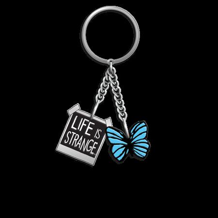 Life Is Strange Butterfly Charm Keyring - Keychains - Image - Pop Weasel