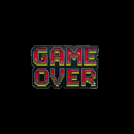 Fp Original Gaming Game Over Enamel Pin Badge - Badges & Pins - Image - Pop Weasel