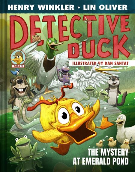 DETECTIVE DUCK ILLUSTRATED NOVEL HC VOL 03 THE MYSTERY AT EMERALD POND - Graphic Novels - Image - Pop Weasel