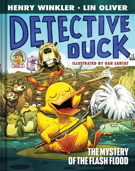 DETECTIVE DUCK ILLUSTRATED NOVEL HC VOL 04 THE MYSTERY OF THE FLASH FLOOD - Graphic Novels - Image - Pop Weasel