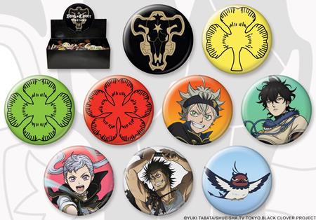 Ata-Boy Black Clover 144 Piece Button Asst - Badges & Pins - Image - Pop Weasel