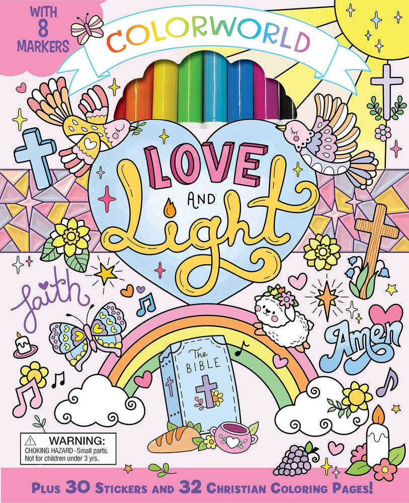 ColorWorld: Love and Light! (with 30 stickers and 32 Christian Coloring Pages) - Books - Image - Pop Weasel